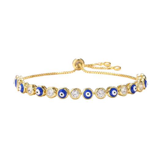 “Protection Perfection” Adjustable Evil Eye Bracelet