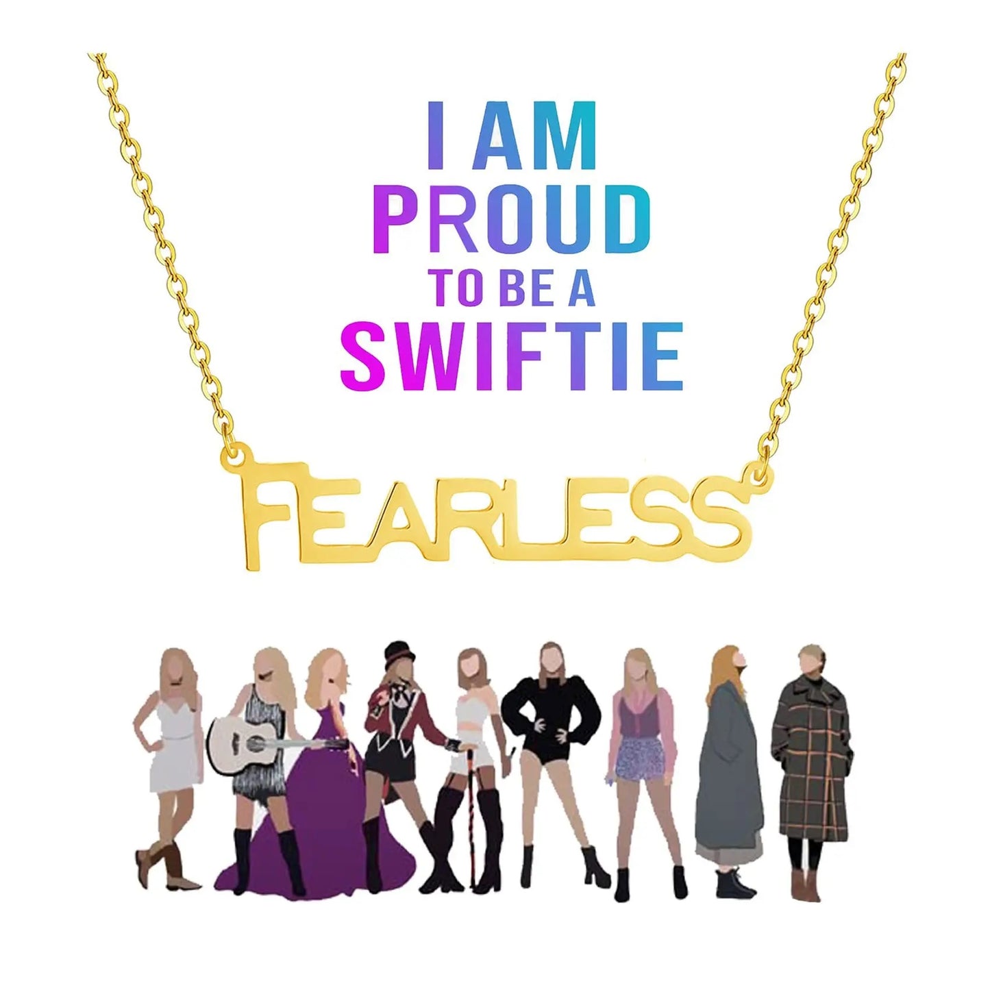 “I’m A Proud Swiftie” Necklace