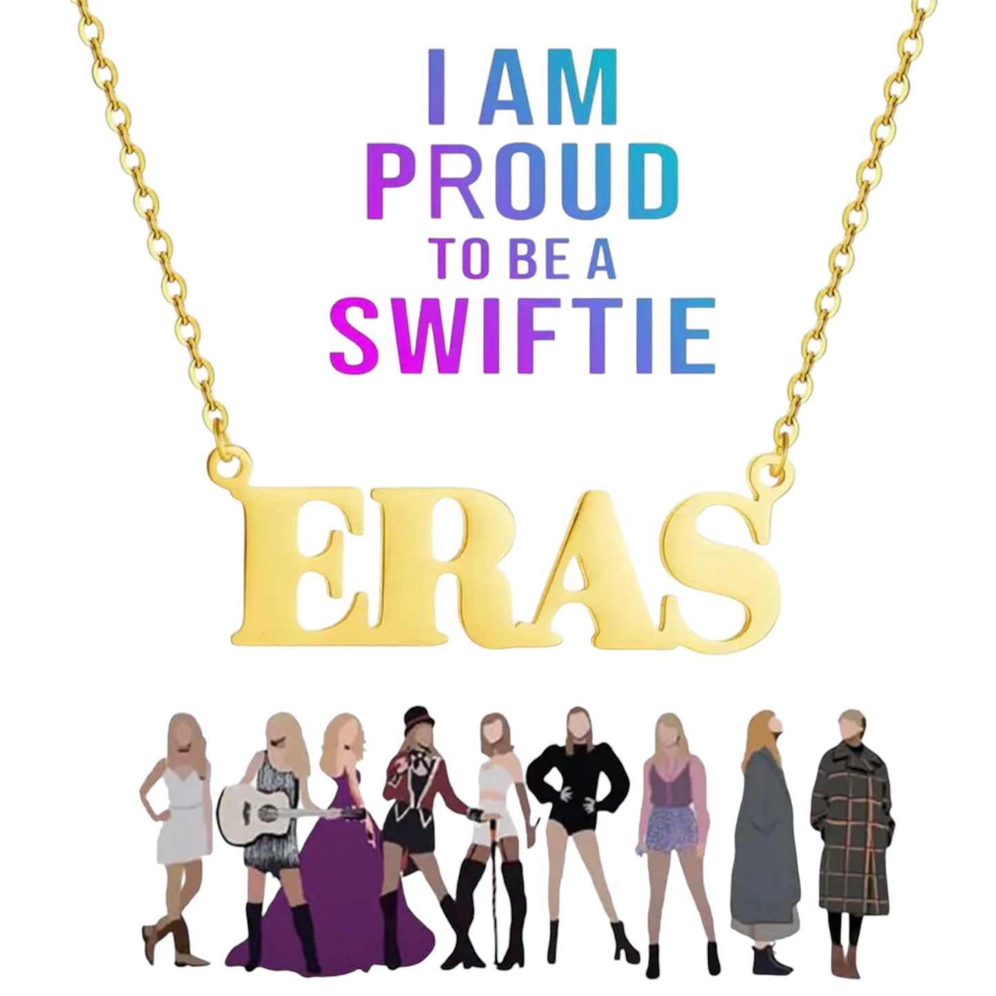 “I’m A Proud Swiftie” Necklace