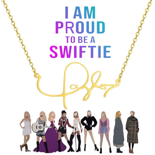 “I’m A Proud Swiftie” Necklace