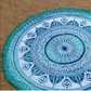 Teal Shiva Mandala Tapestry (Roundie) - Love & Light Jewels