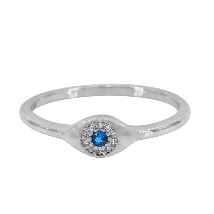 Small But Mighty Evil Eye Ring