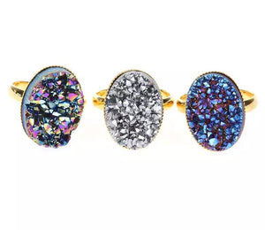 Sparkling Druzy Cocktail Ring - Love & Light Jewels