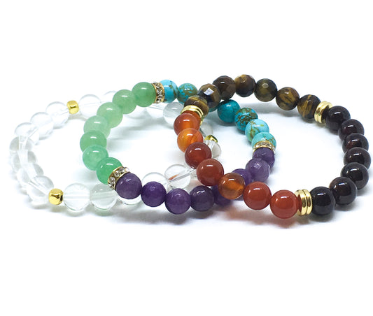 Illuminated Chakras Stack - Love & Light Jewels