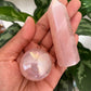 Aura Rose Quartz Standing Point