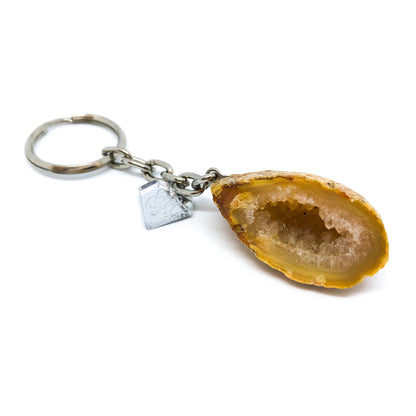 Agate Geode Keychain - Love & Light Jewels