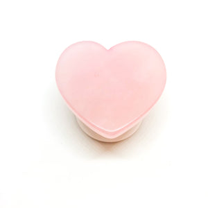 Rose Quartz Heart Phone Grip - Love & Light Jewels