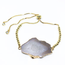 Agate Geode Adjustable Bracelet - Love & Light Jewels