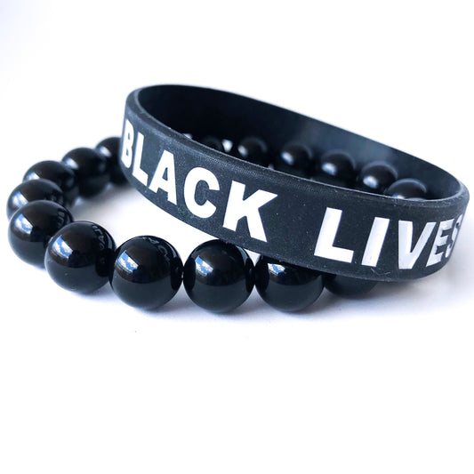 Black Lives Matter Bracelet Set - Love & Light Jewels