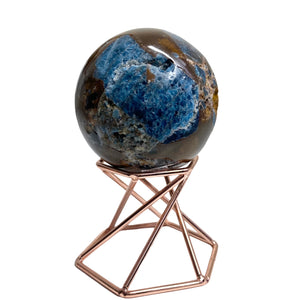 Rose Gold Metal Crystal Stand