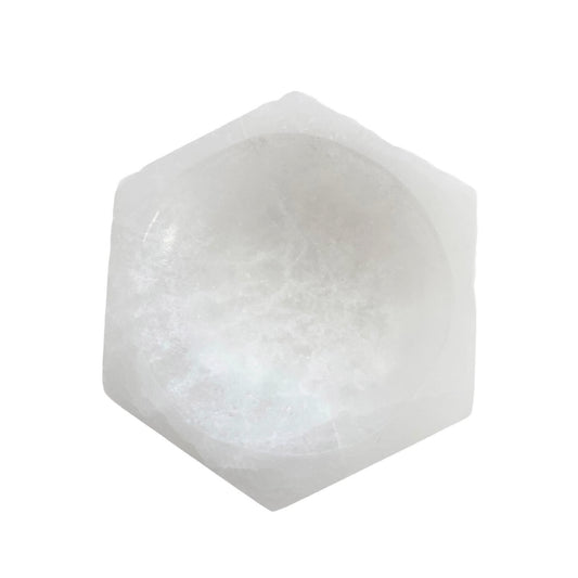 Selenite Charging Bowl - Hexagon