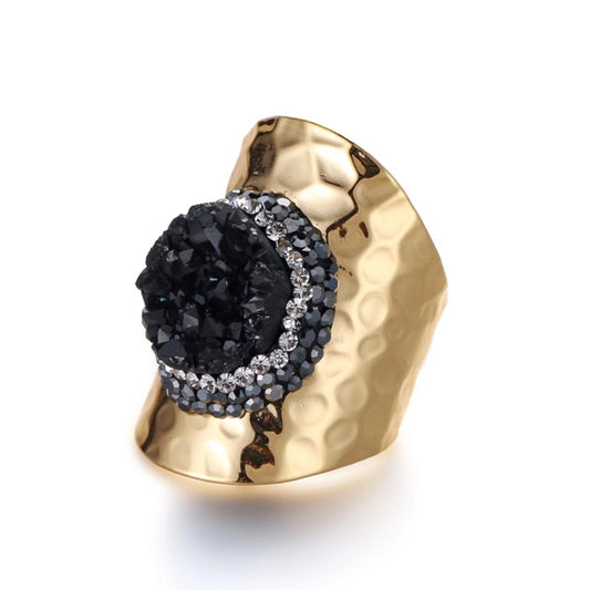 Show Stopper Druzy Cocktail Ring - Love & Light Jewels