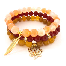 Divine Goddess Sacral Chakra Bracelet Stack - Love & Light Jewels