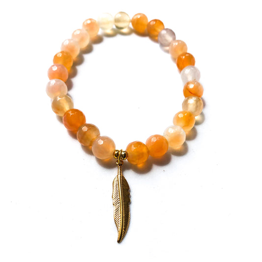 Divine Goddess Sacral Chakra Bracelet Stack - Love & Light Jewels