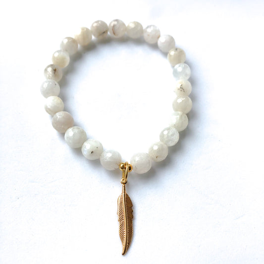 Divine Goddess Crown Chakra Bracelet Stack - Love & Light Jewels