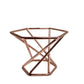 Rose Gold Metal Crystal Stand
