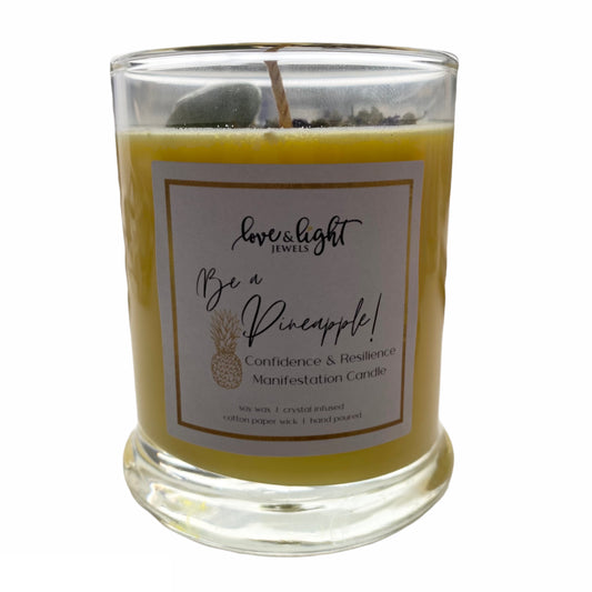 “Be A Pineapple” Confidence and Resilience  Manifestation Candle