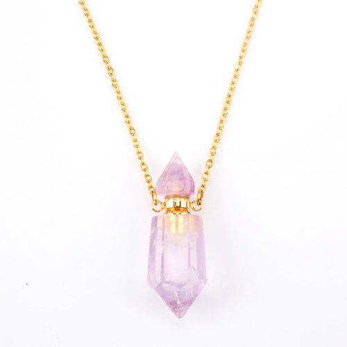Aroma Gem Necklace - Crystal Point - Love & Light Jewels