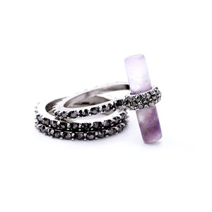 Crown Jewel Ring Set - Love & Light Jewels
