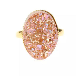Sparkling Druzy Cocktail Ring - Love & Light Jewels