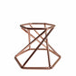 Rose Gold Metal Crystal Stand