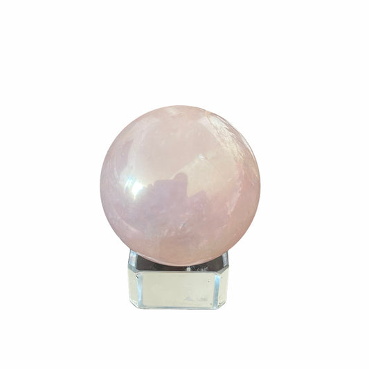 Aura Rose Quartz Sphere